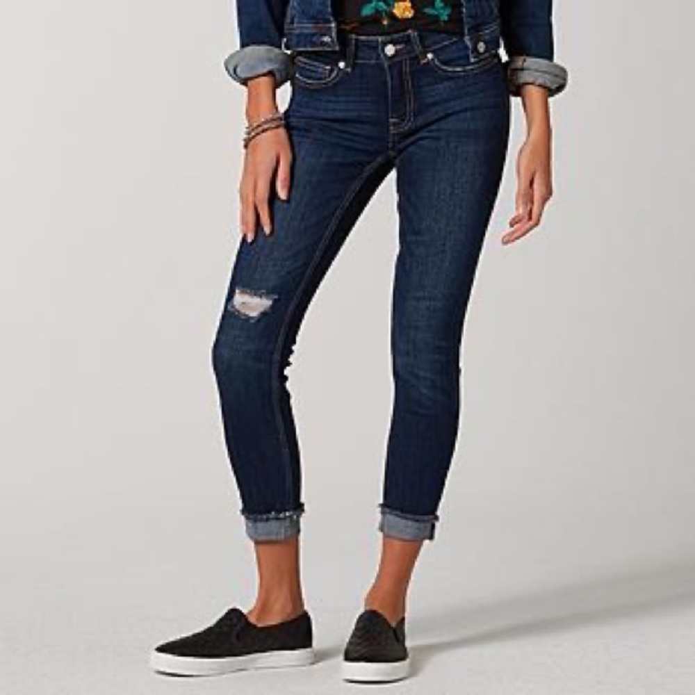 Skinny cropped jeans